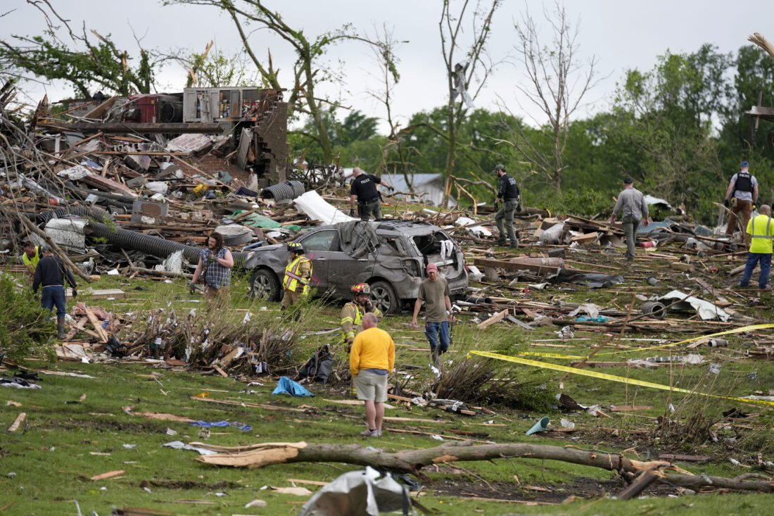 Tornado kills multiple people in Iowa as powerful storms again tear ...